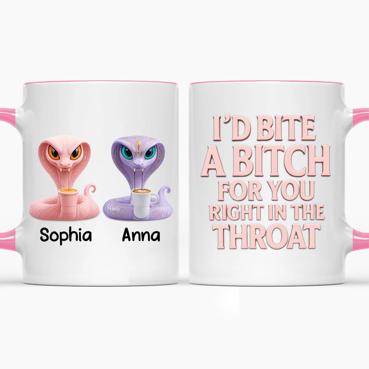 Bite For You - Personalized Custom Accent Mug