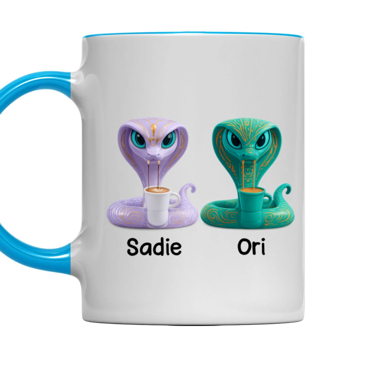 Bite For You - Personalized Custom Accent Mug - Image 7