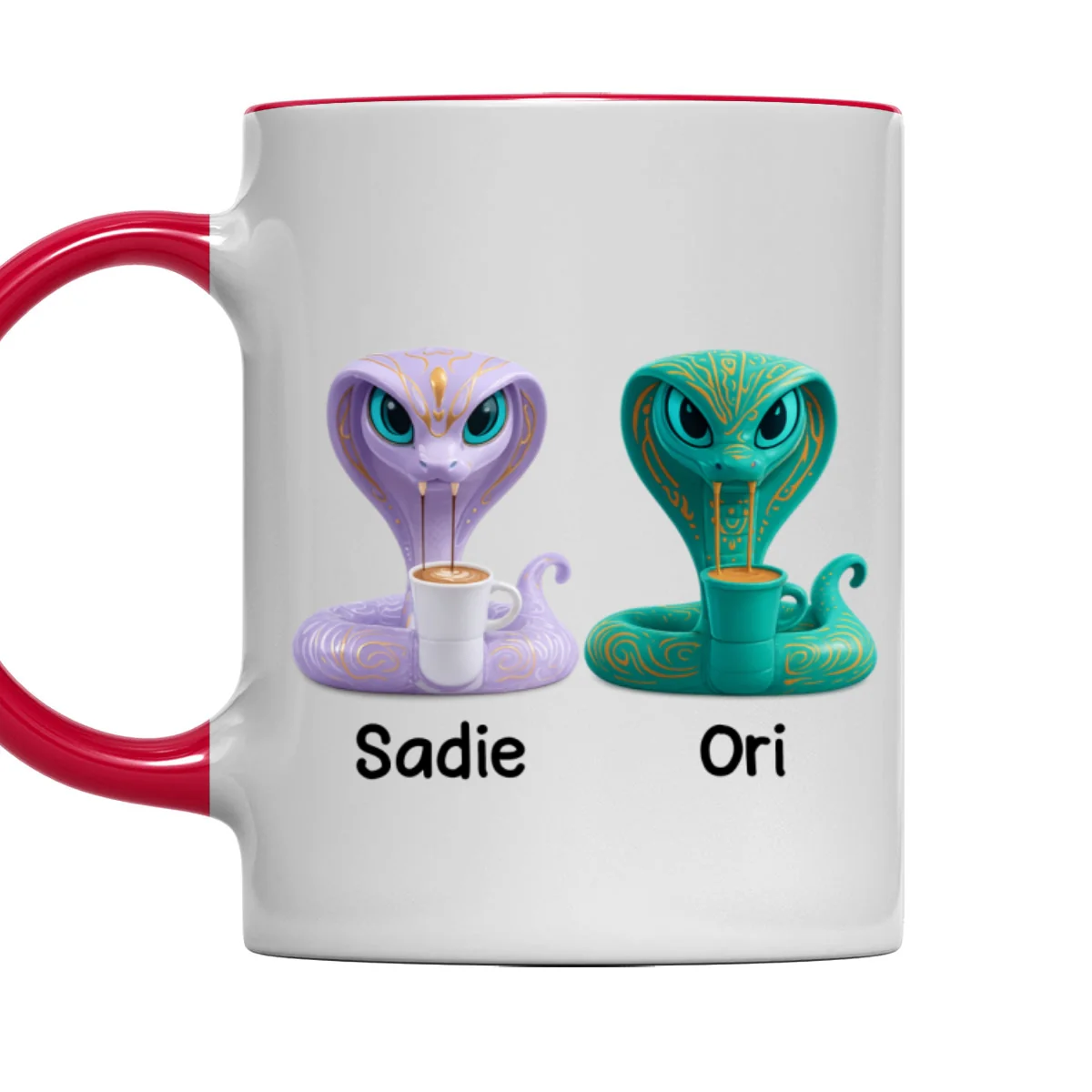 Bite For You - Personalized Custom Accent Mug - Image 9