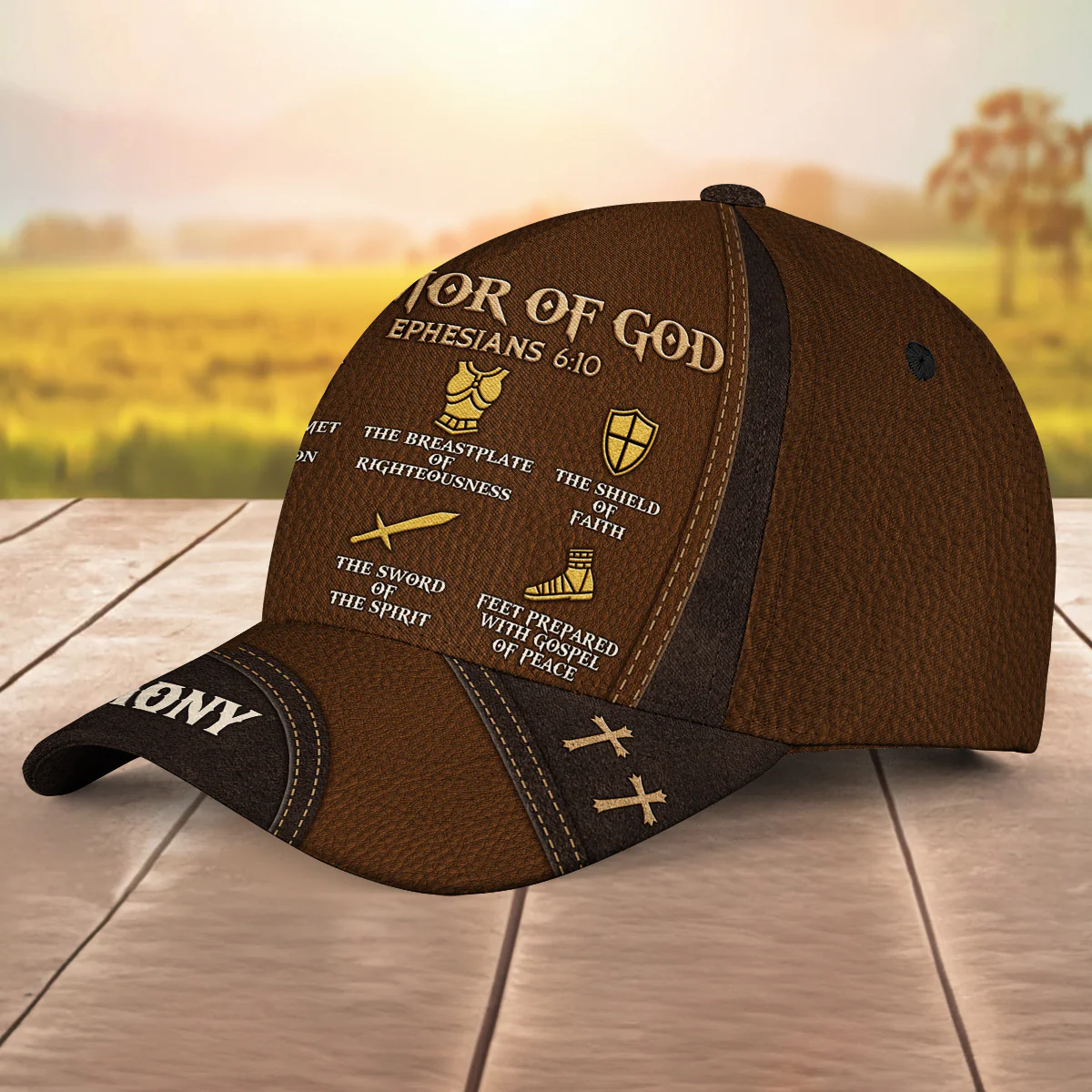 Blessed And Loved - Personalized Custom Classic Cap - Image 3