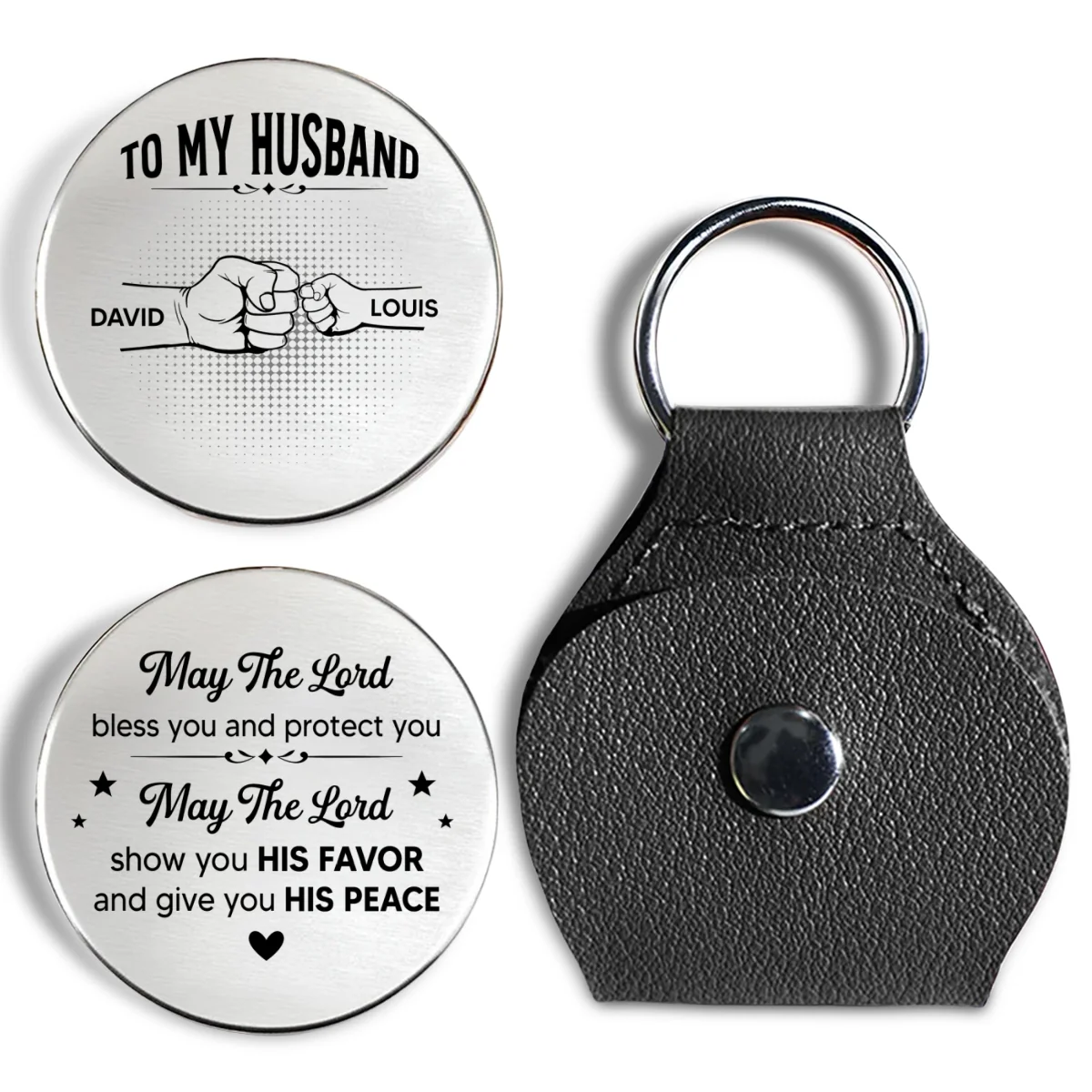 Blessed And Protected Always - Personalized Custom Pocket Hug - Image 6