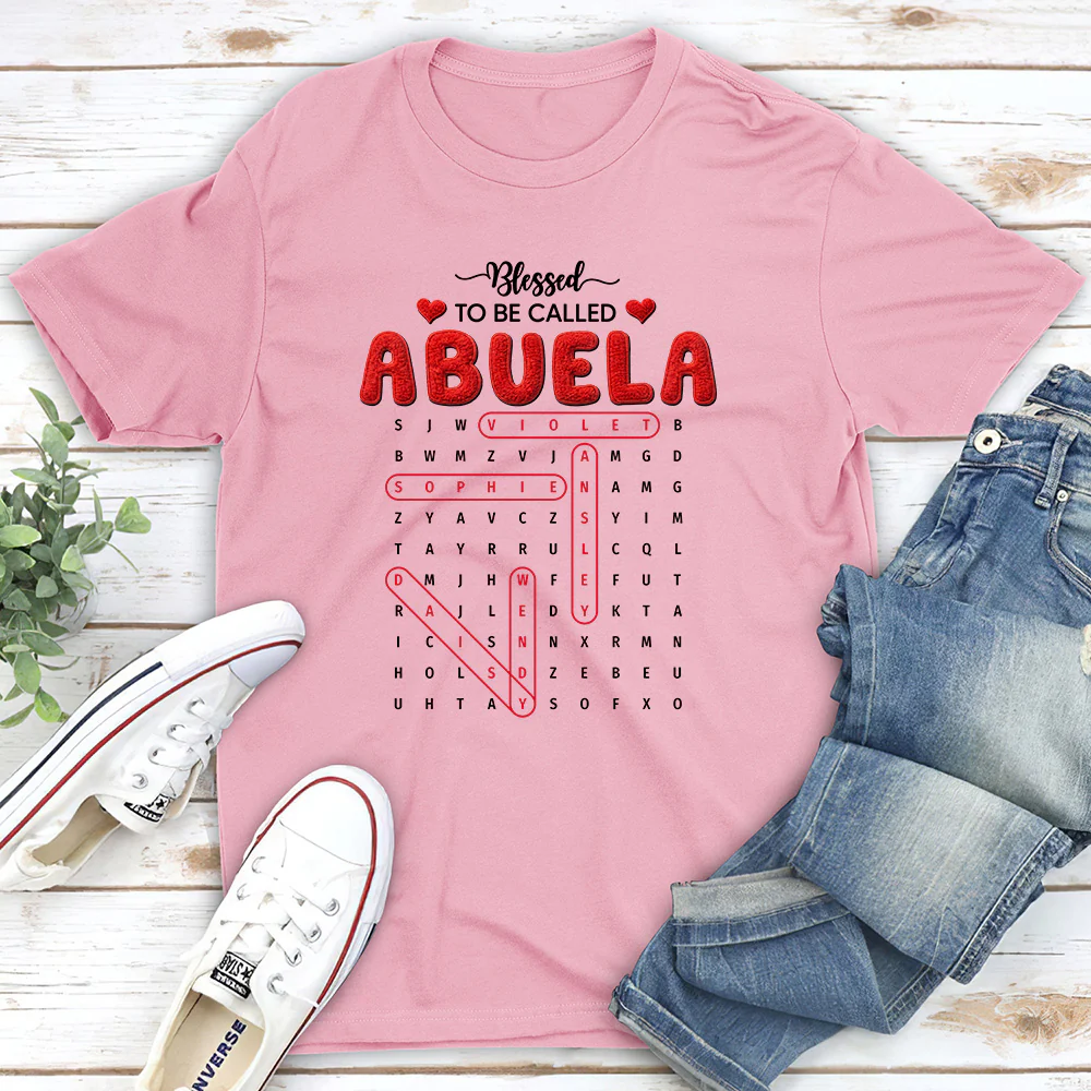 Blessed To Be Called Grandma - Personalized Custom Shirt - Image 4