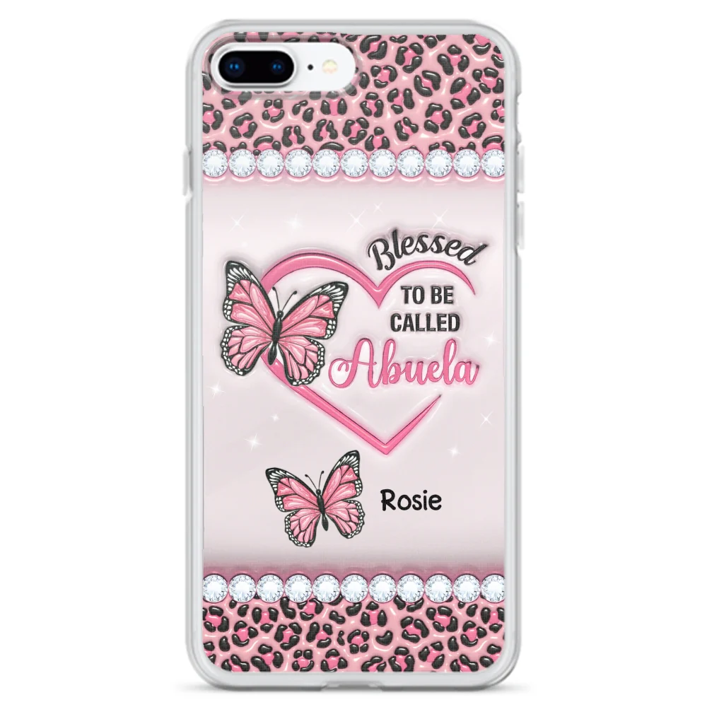 Blessed To Be Called Nana - Personalized Custom 3D Inflated Effect Phone Case - Image 7