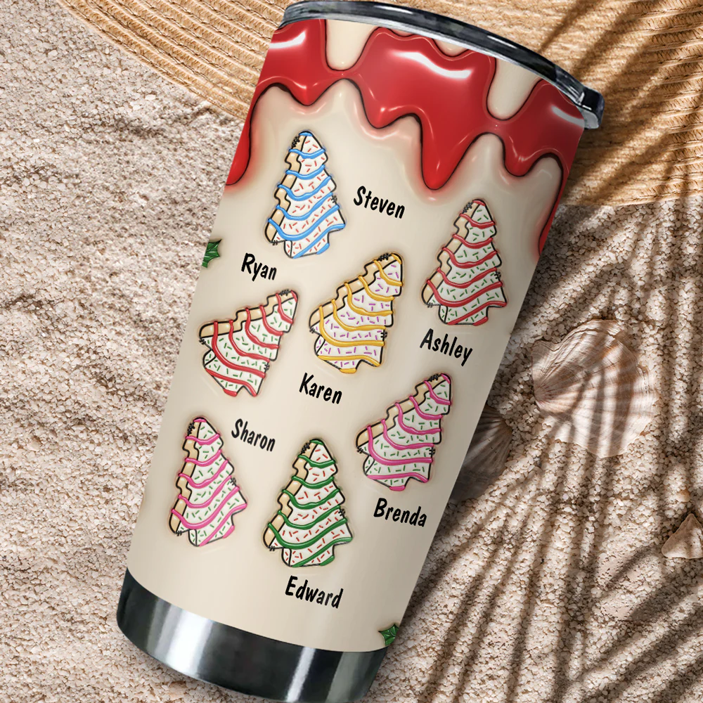 Blessed To Be Called Nana - Personalized Custom 3D Inflated Effect Tumbler - Image 4