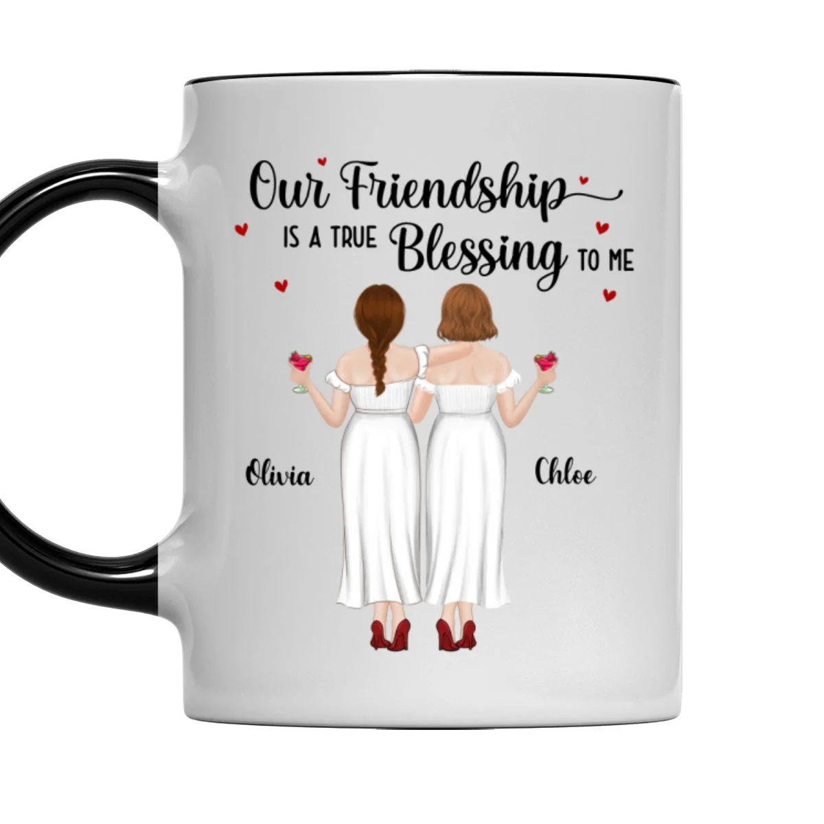 Blessing To Me - Personalized Custom Accent Mug - Image 7
