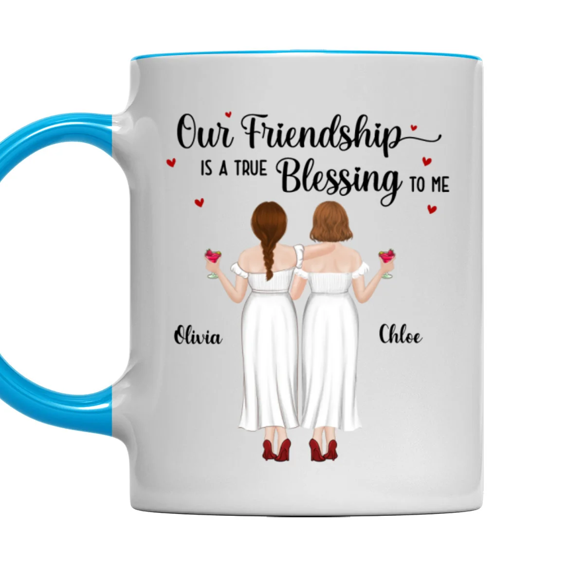 Blessing To Me - Personalized Custom Accent Mug - Image 8