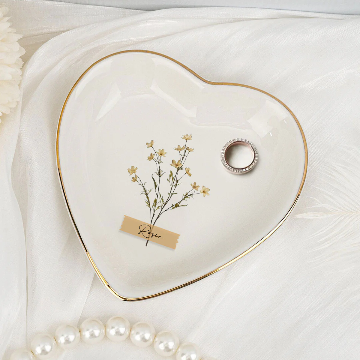 Bloom Where You Are Planted - Personalized Custom Jewelry Dish - Image 3