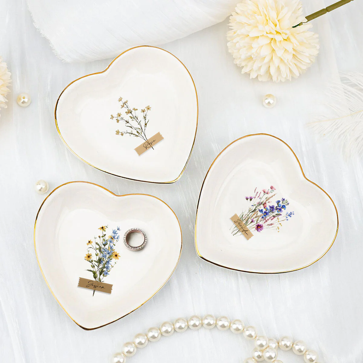 Bloom Where You Are Planted - Personalized Custom Jewelry Dish - Image 5