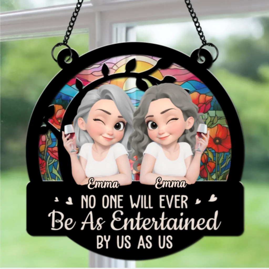 Blooming Friendship - Personalized Custom Suncatcher - Image 5