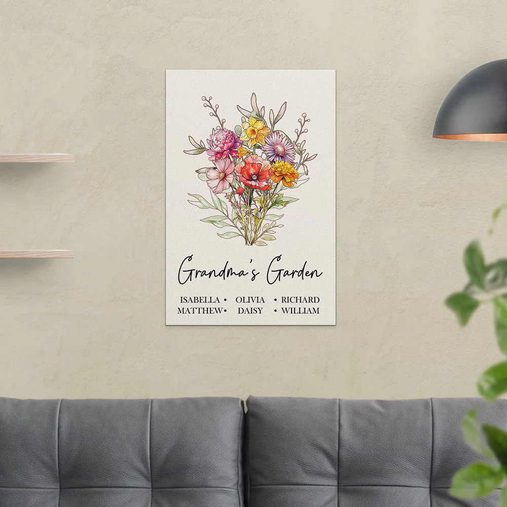 Blooming Stories Of Generations - Personalized Custom Poster - Image 2