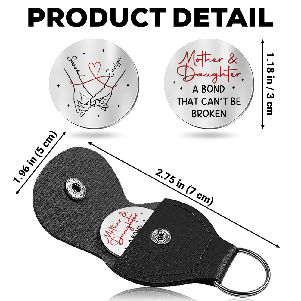 Bond Cannot Be Broken - Personalized Custom Pocket Hug - Image 5