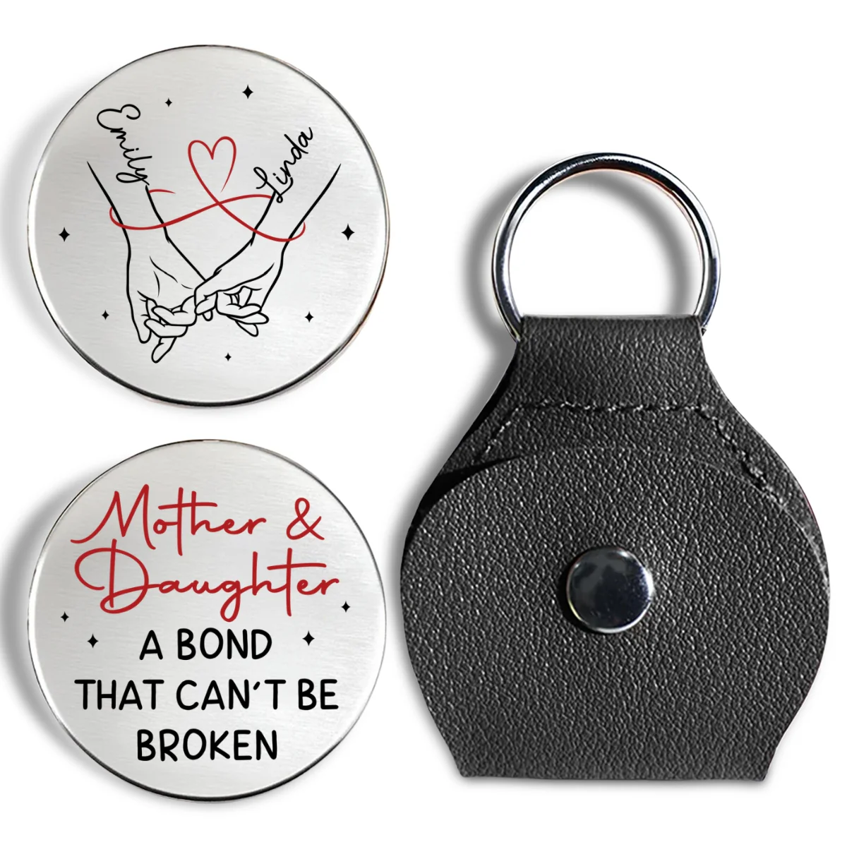 Bond Cannot Be Broken - Personalized Custom Pocket Hug - Image 7