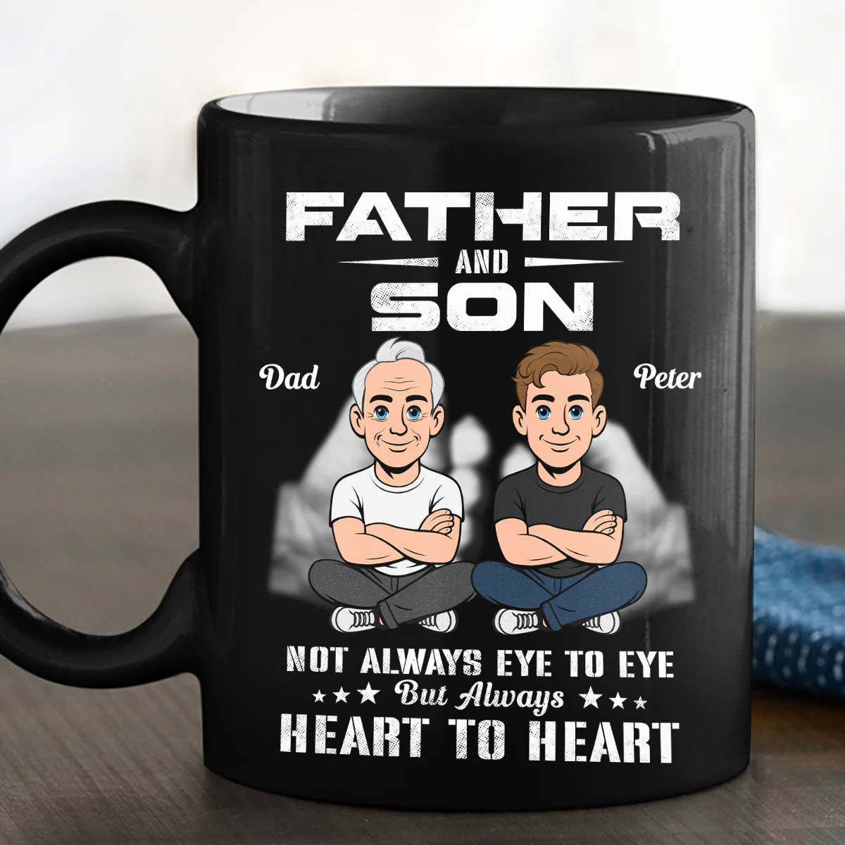 Bond That Never Breaks - Personalized Custom Coffee Mug - Image 2