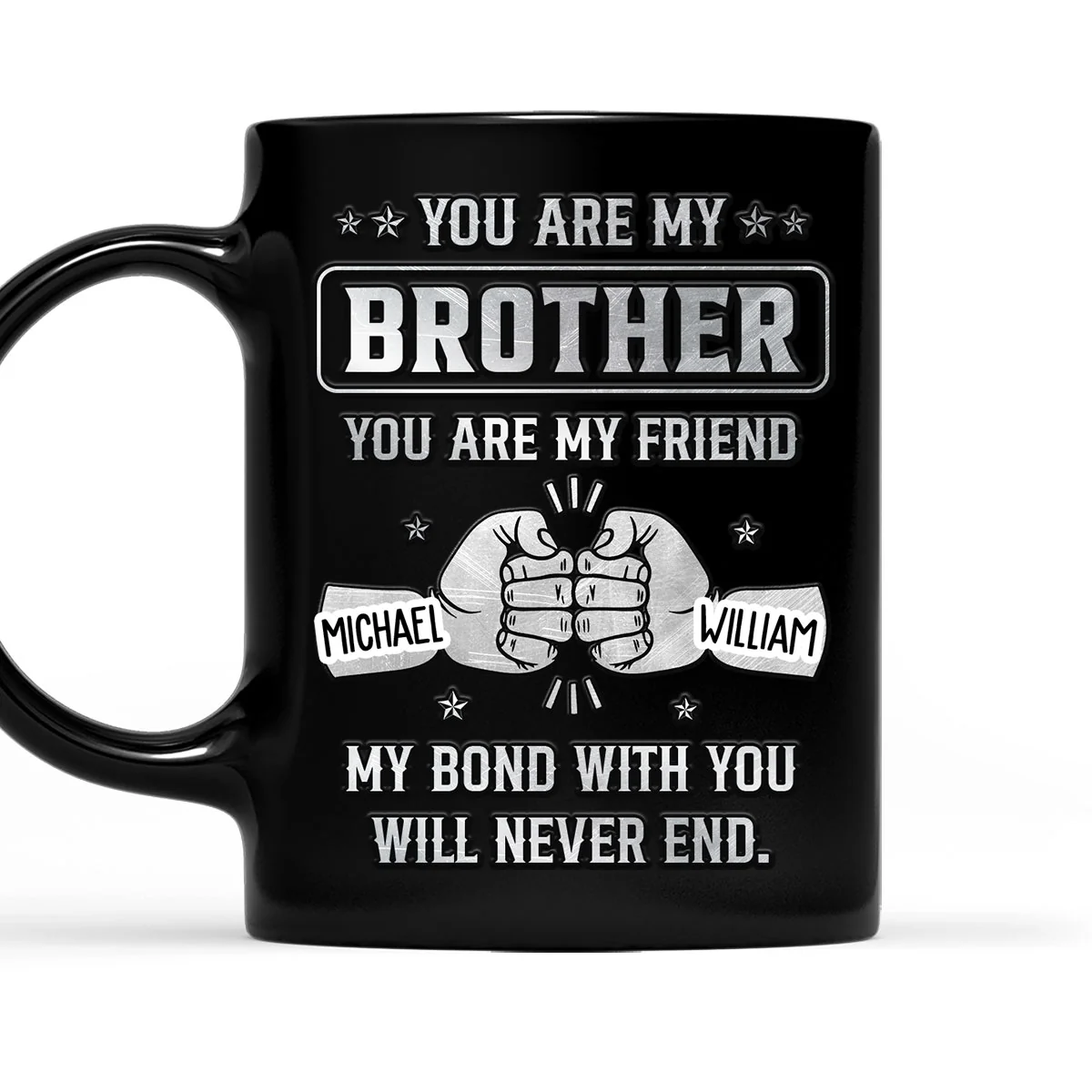 Bond With Bro - Personalized Custom Coffee Mug