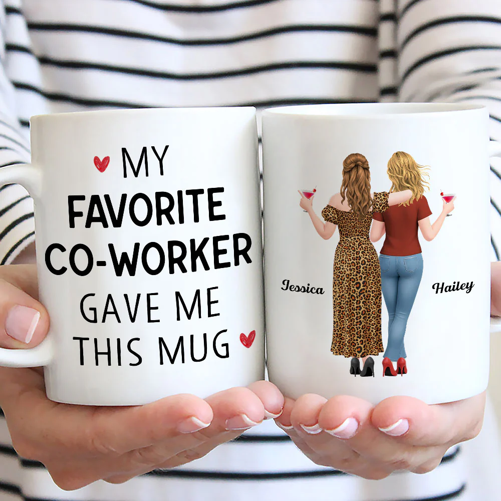 Bonded By Shared Suffering - Personalized Custom Coffee Mug - Image 3