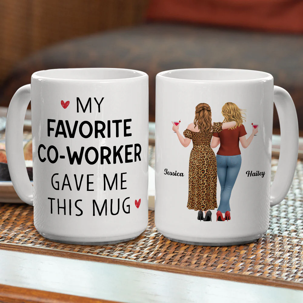 Bonded By Shared Suffering - Personalized Custom Coffee Mug - Image 4