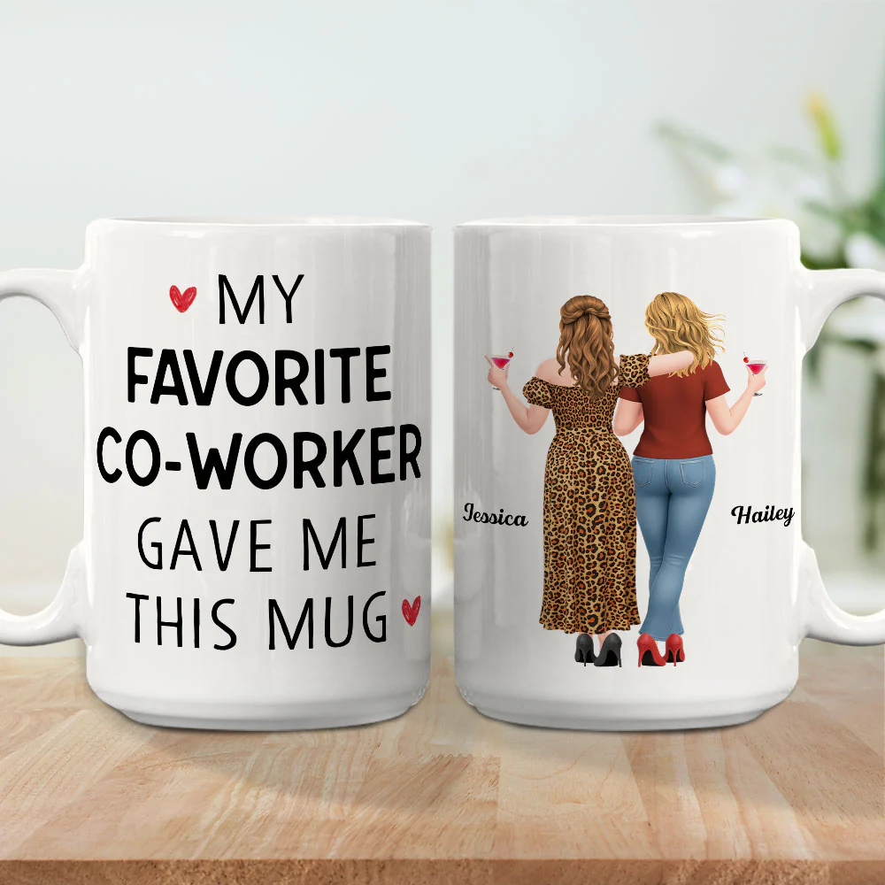 Bonded By Shared Suffering - Personalized Custom Coffee Mug - Image 5