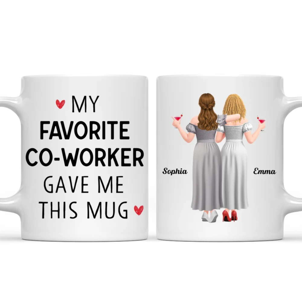 Bonded By Shared Suffering - Personalized Custom Coffee Mug - Image 7