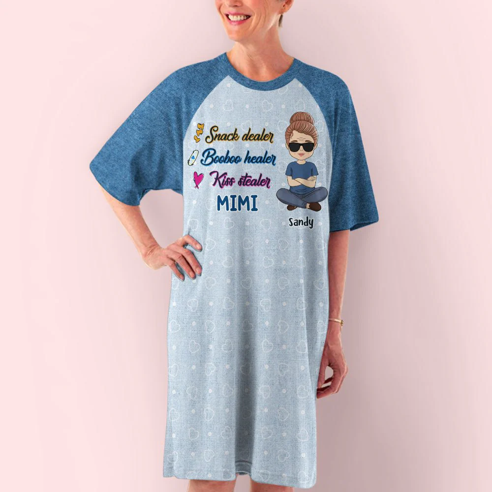 Booboo Healer - Personalized Custom 3/4 Sleeve Dress - Image 5