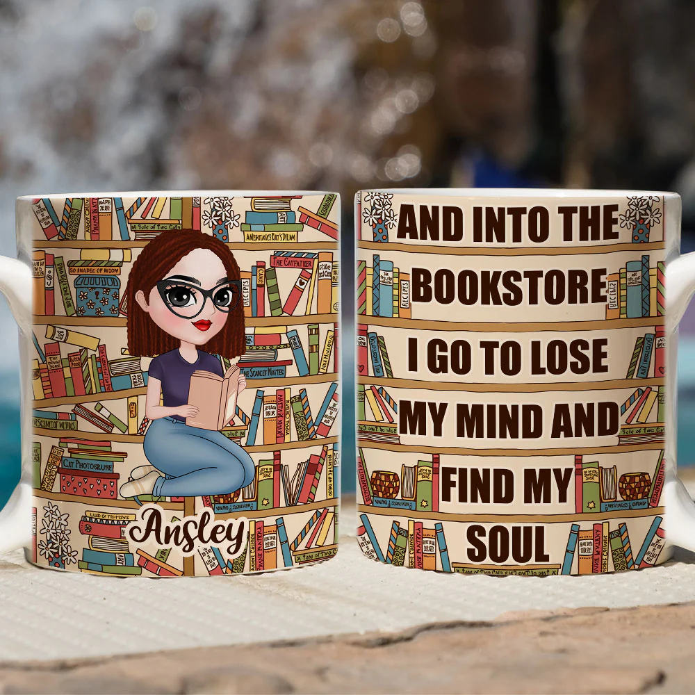 Book Lover - Personalized Custom Coffee Mug - Image 4
