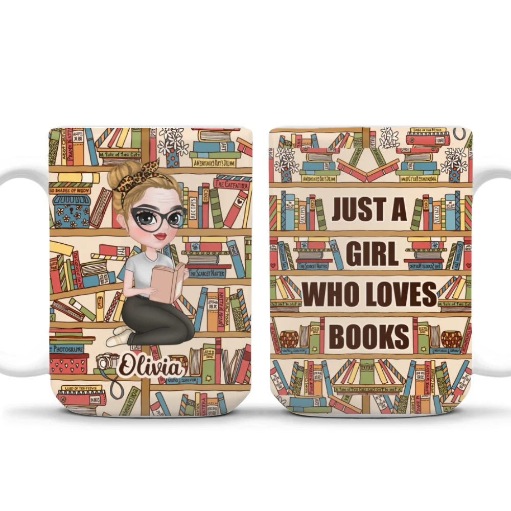 Book Lover - Personalized Custom Coffee Mug - Image 7