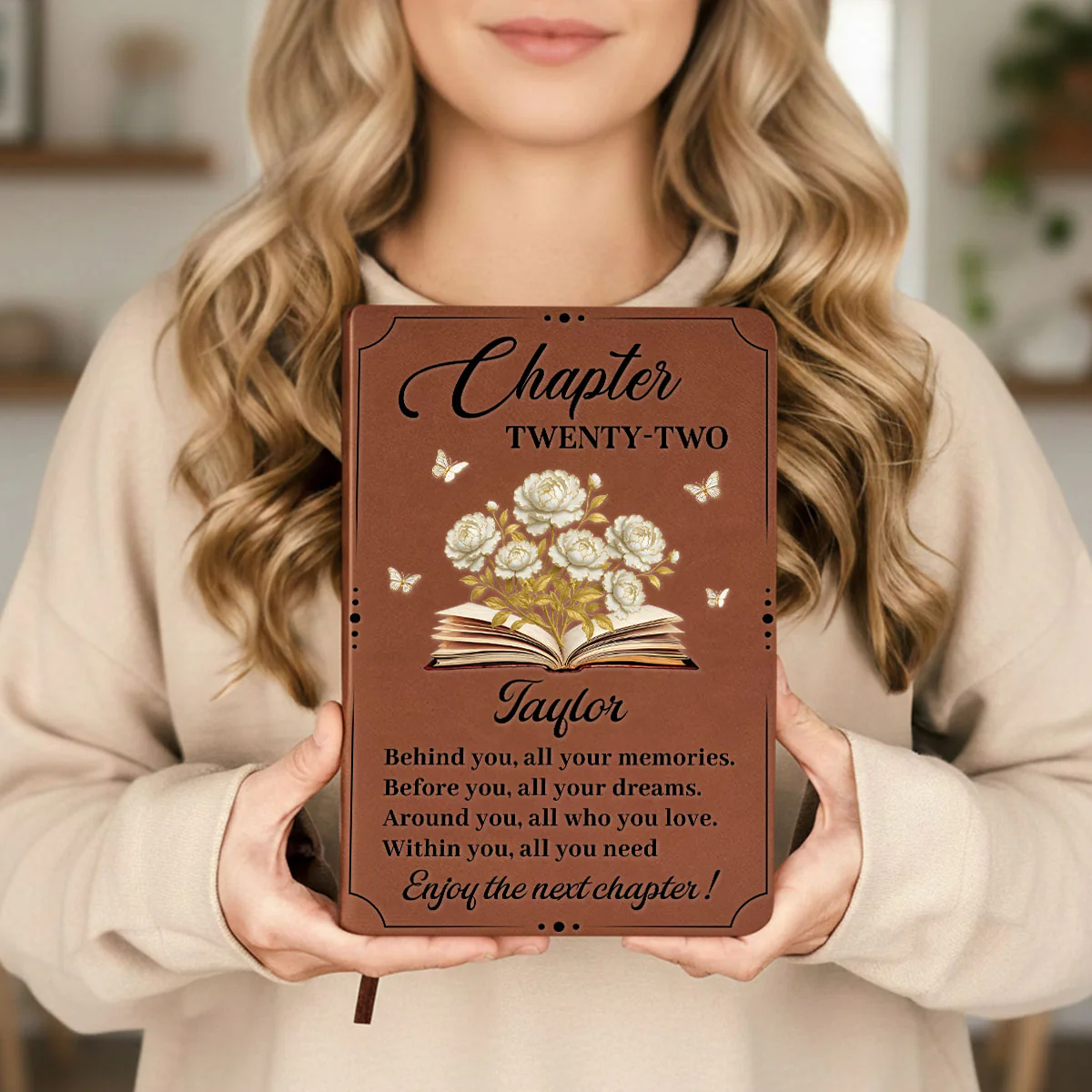 Book Lover - Personalized Custom Leather Journal - Image 3