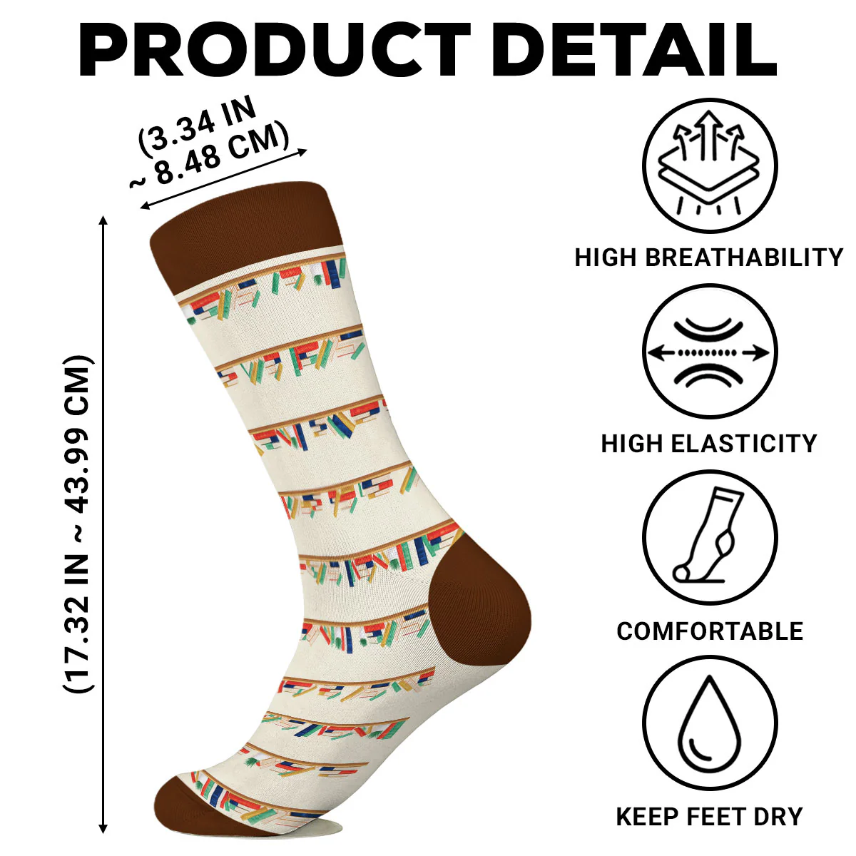 Bookaholic On The Road To Recovery - Personalized Custom Crew Socks - Image 8