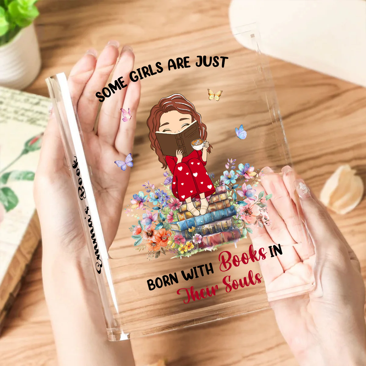 Books In Souls - Personalized Custom Acrylic Book Vase - Image 4