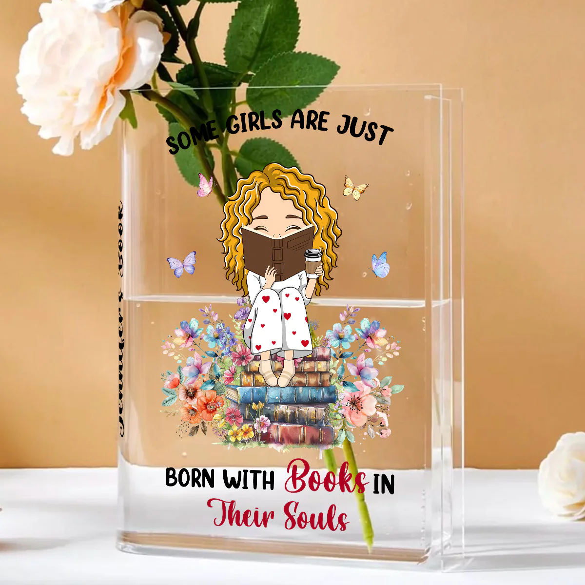 Books In Souls - Personalized Custom Acrylic Book Vase - Image 5
