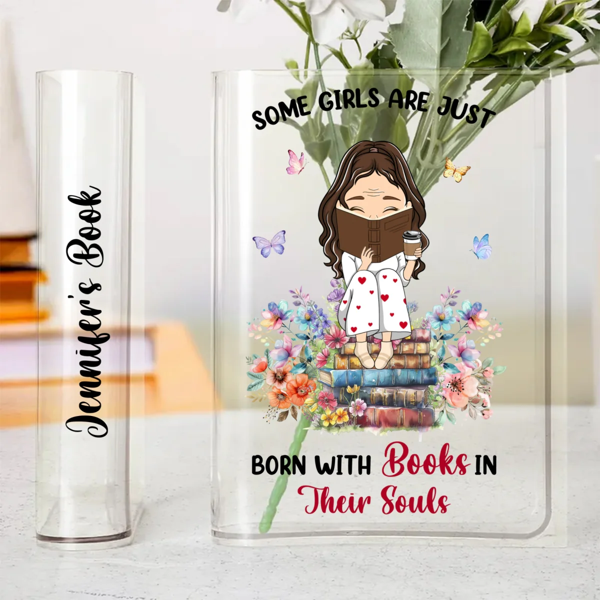 Books In Souls - Personalized Custom Acrylic Book Vase - Image 7