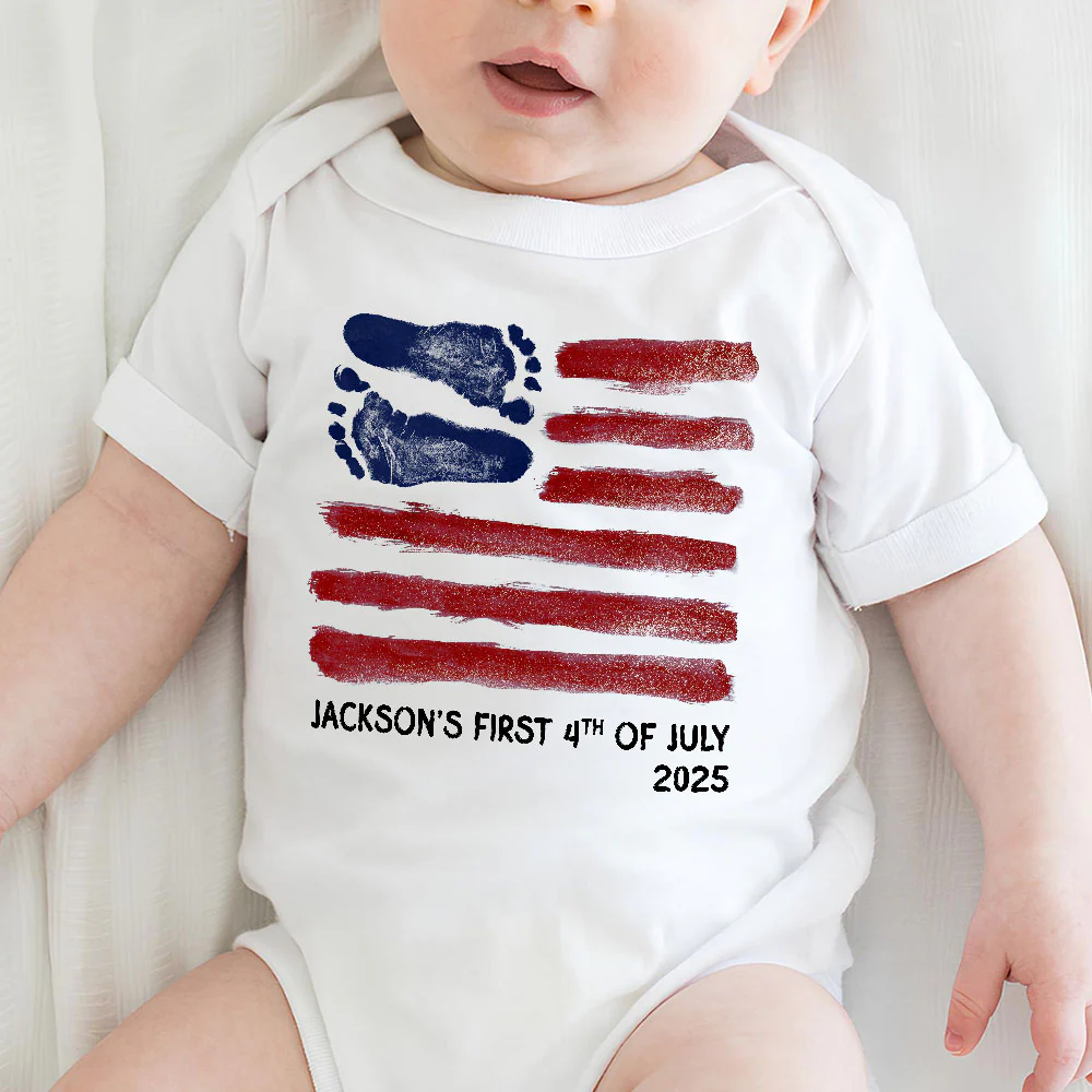 Born To Sparkle And Shine - Personalized Custom Baby Onesie - Image 5