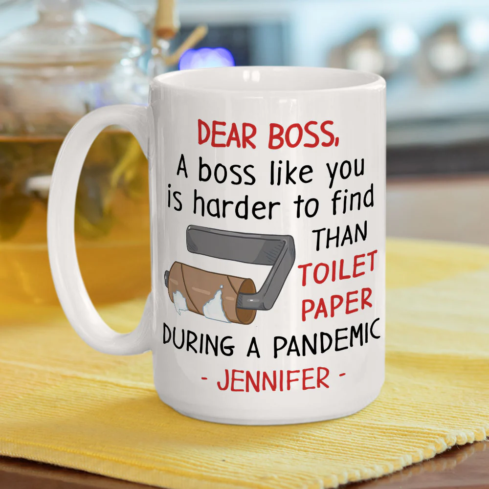 Boss Like You Is Hard To Find - Personalized Custom Coffee Mug - Image 3