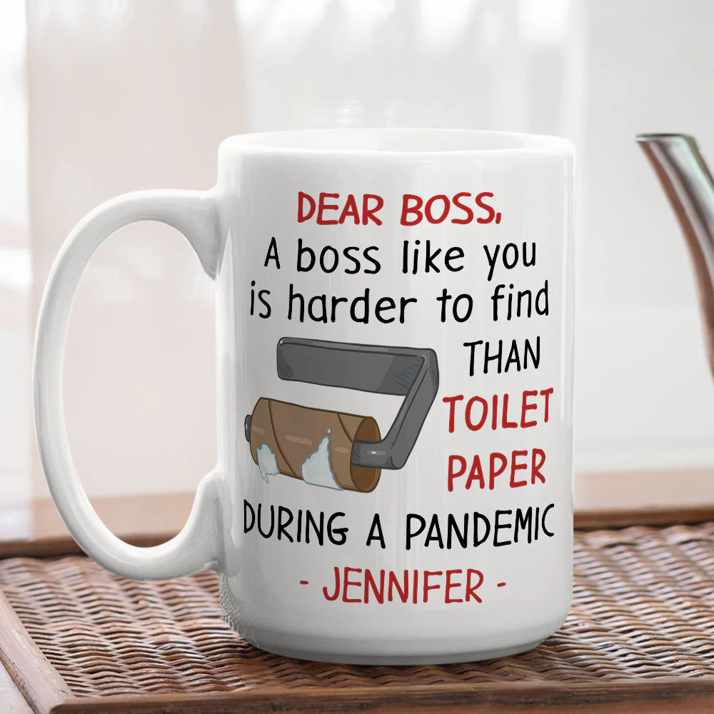 Boss Like You Is Hard To Find - Personalized Custom Coffee Mug - Image 7