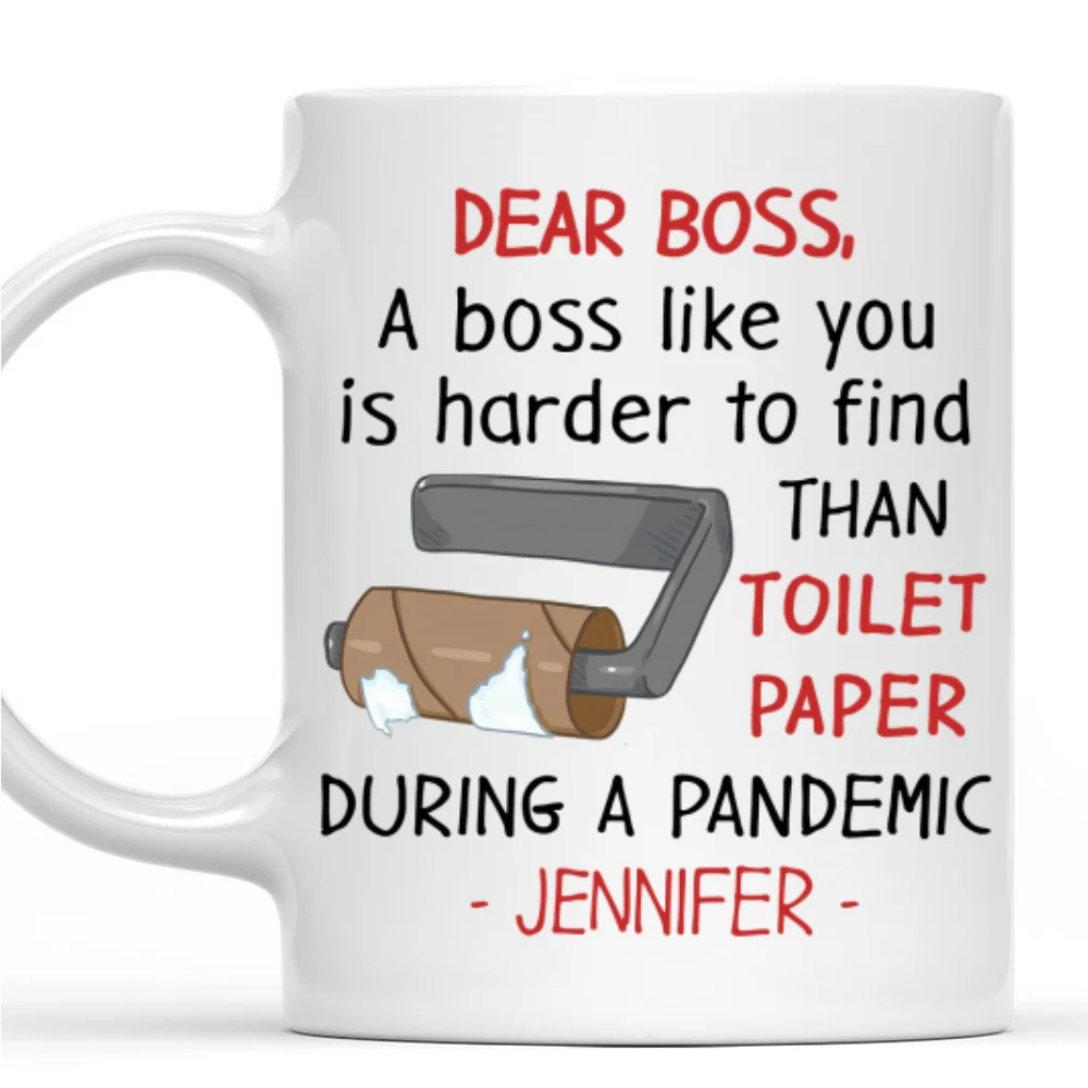 Boss Like You Is Hard To Find - Personalized Custom Coffee Mug - Image 9