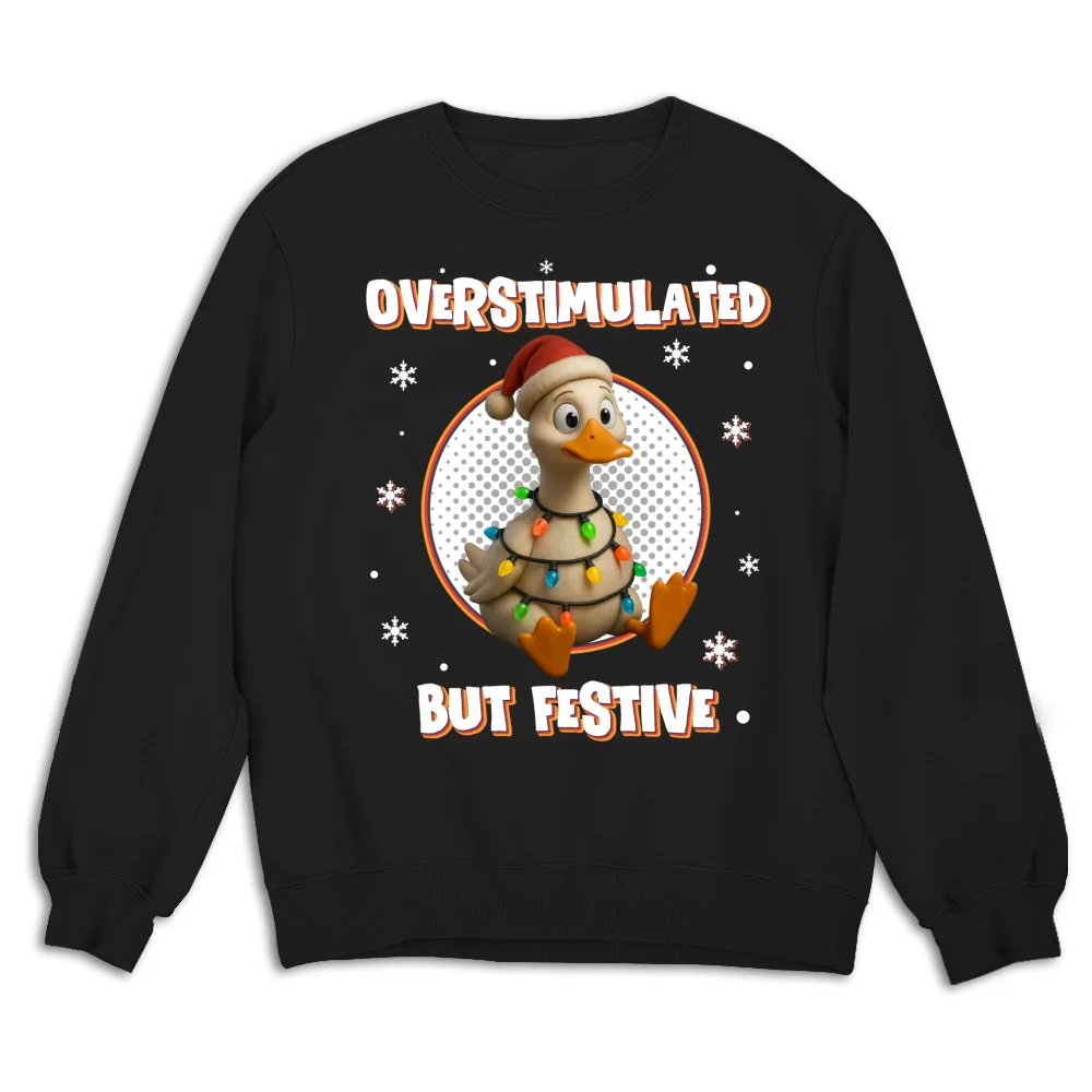 Brain Fried But Feeling Festive - Personalized Custom Shirt - Image 13
