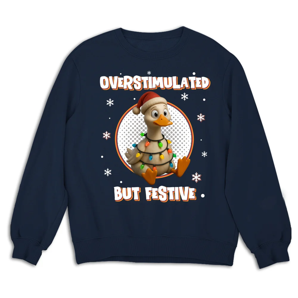 Brain Fried But Feeling Festive - Personalized Custom Shirt - Image 15