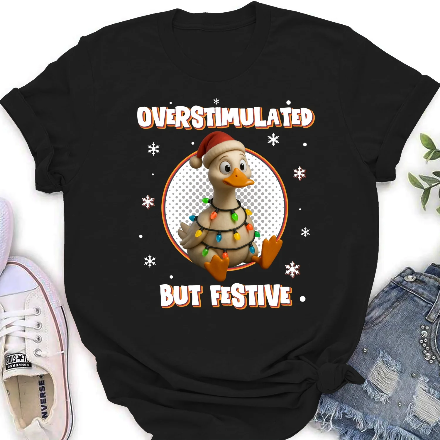 Brain Fried But Feeling Festive - Personalized Custom Shirt - Image 16