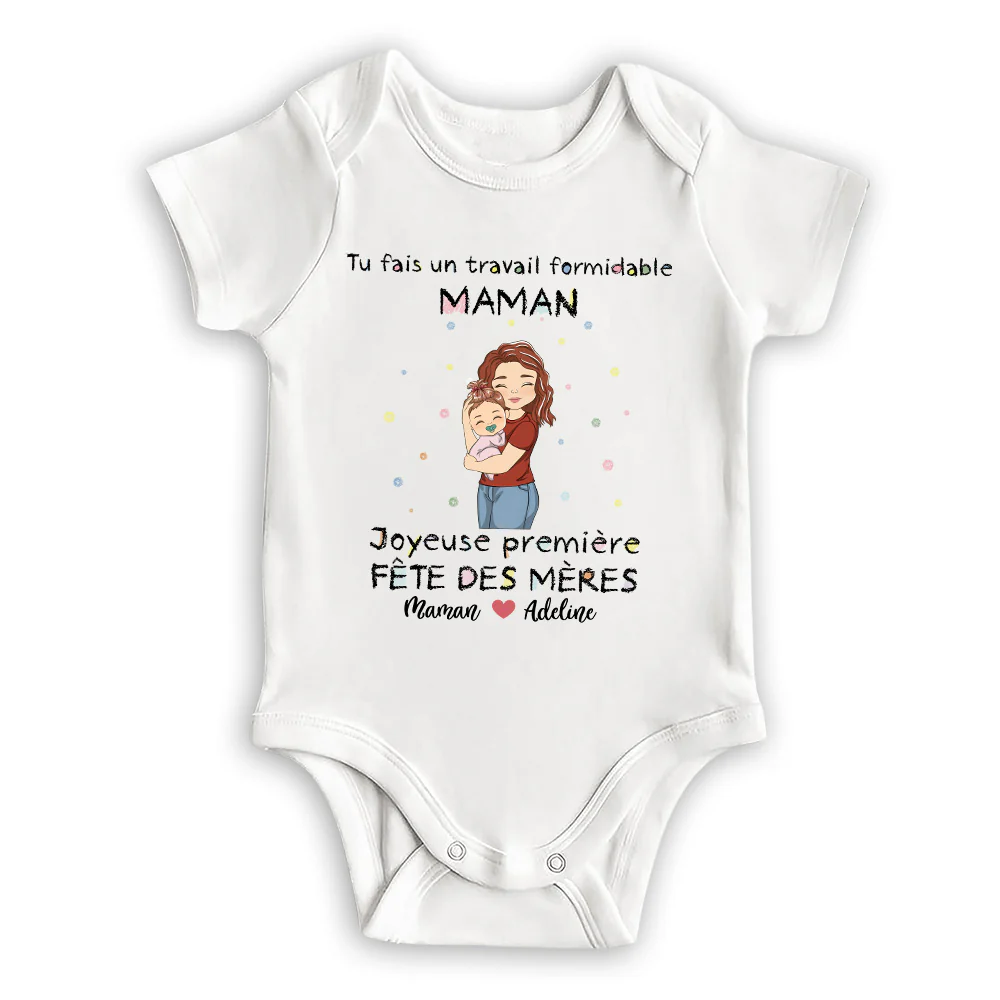 Bravo Pour Ton Travail – Body Bébé Personnalisé