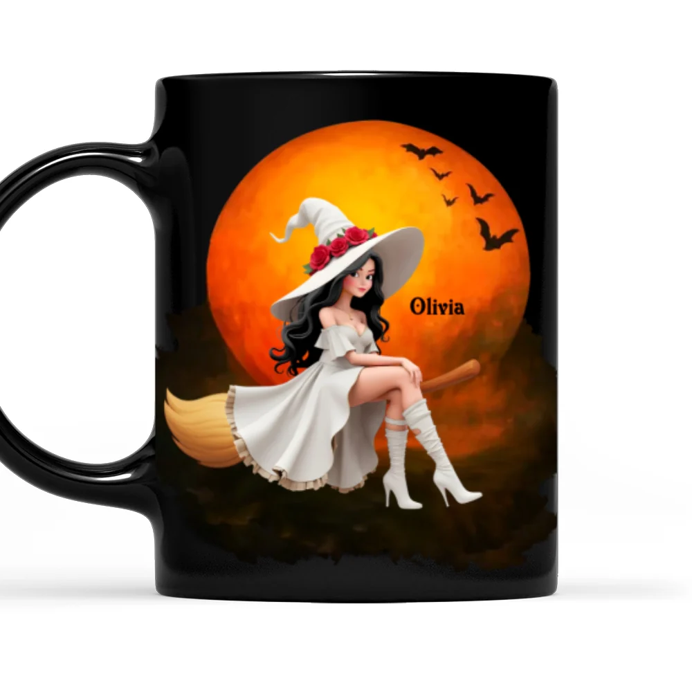 Brewing Up A Wicked Spell - Personalized Custom Coffee Mug - Image 5