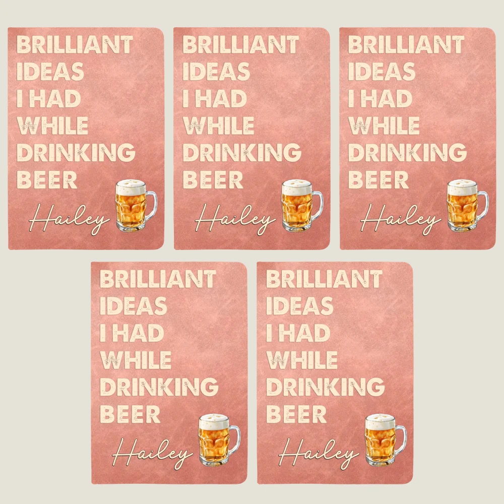Brilliant Ideas - Personalized Custom Leather Journal - Image 13