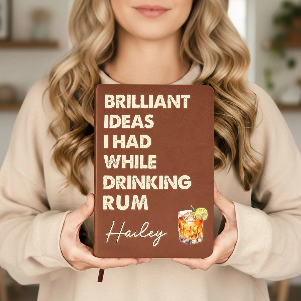 Brilliant Ideas - Personalized Custom Leather Journal - Image 3
