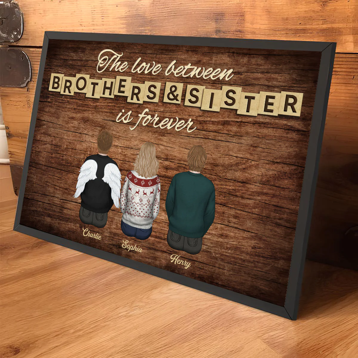 Brothers And Sisters - Personalized Custom Poster - Image 4