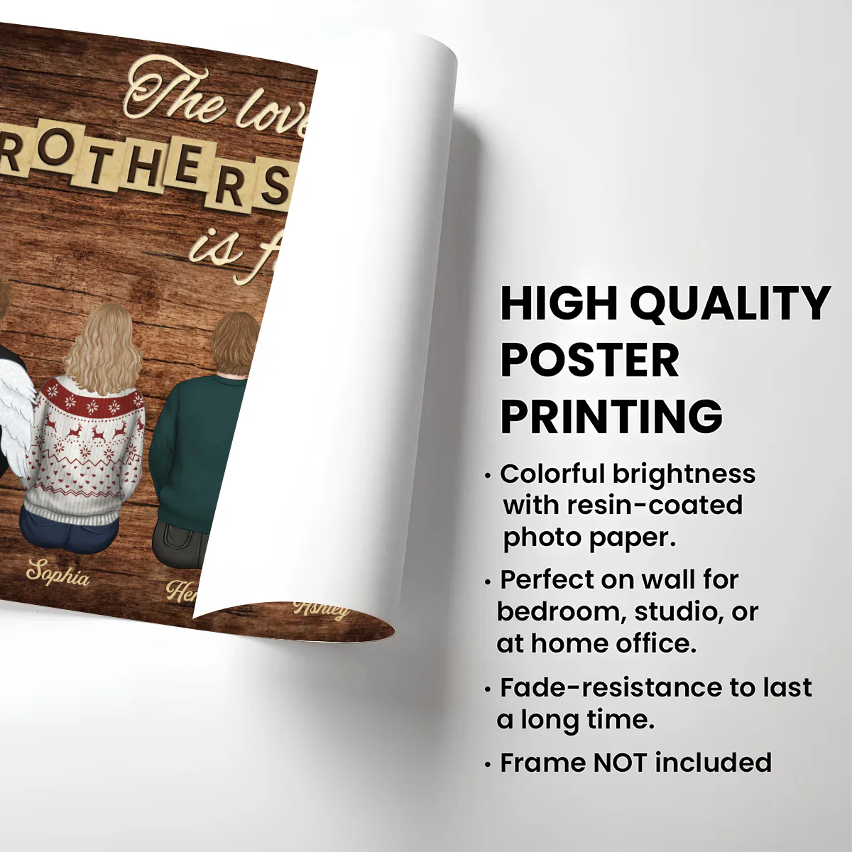 Brothers And Sisters - Personalized Custom Poster - Image 7