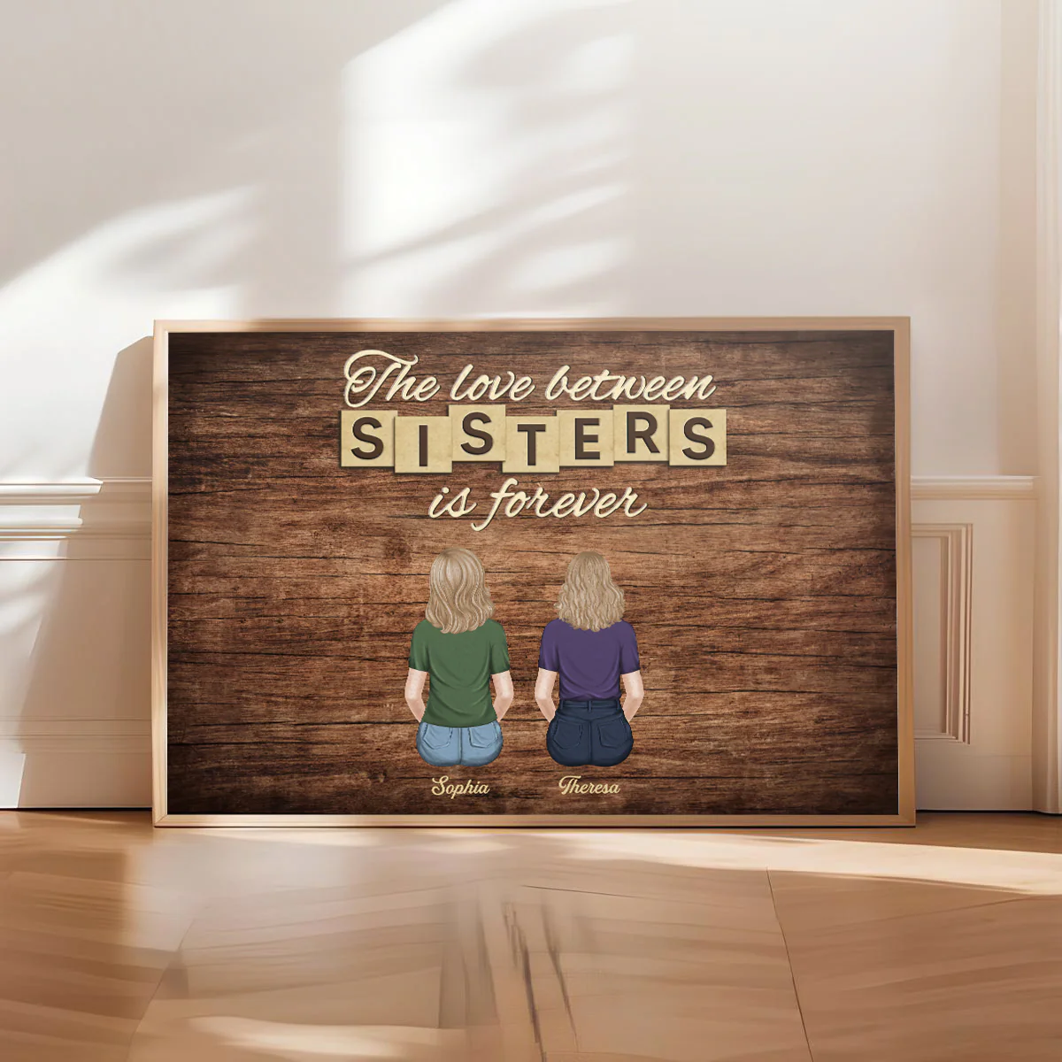 Brothers & Sisters Forever Version 3 - Personalized Custom Poster - Image 2