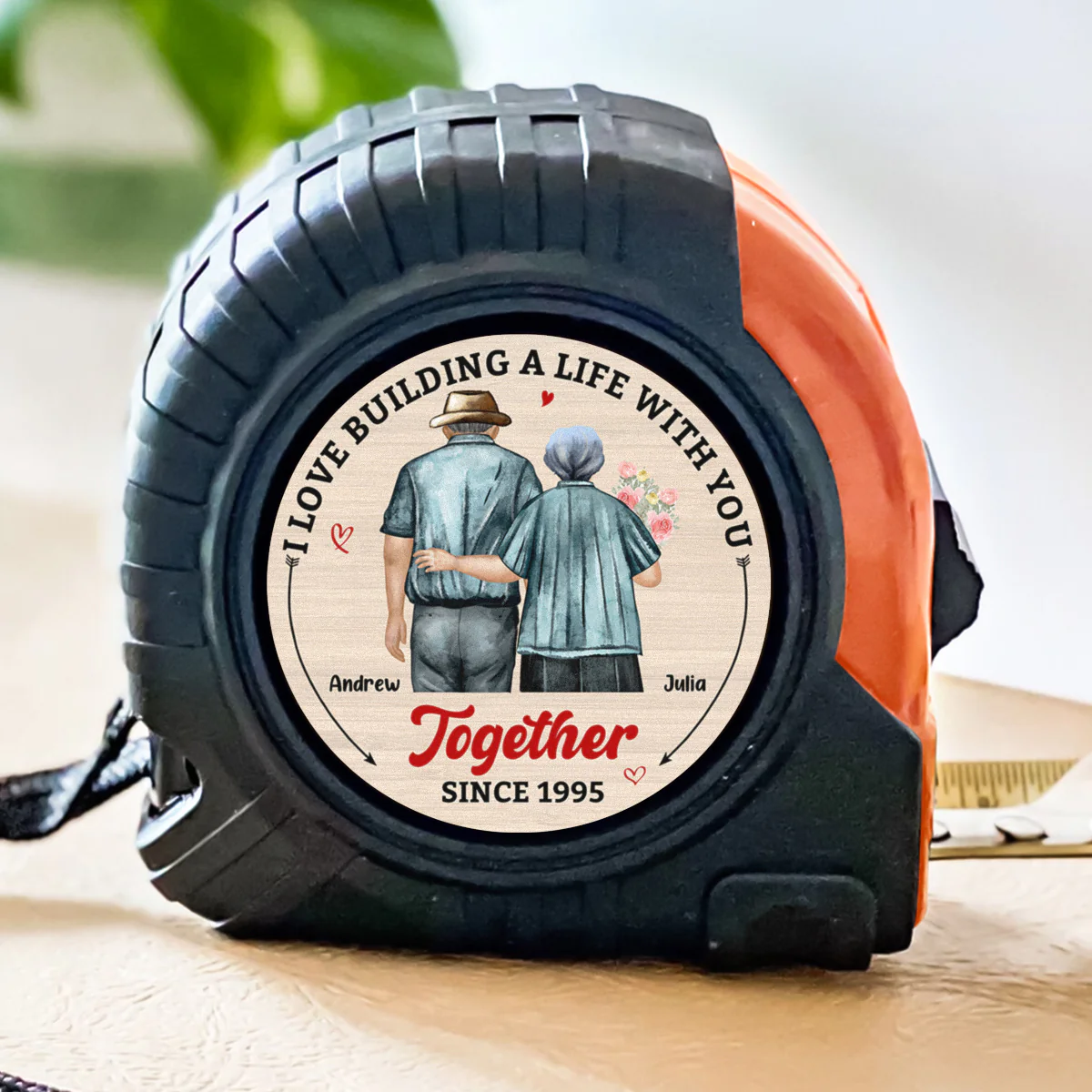 Building A Life - Personalized Custom Tape Measure