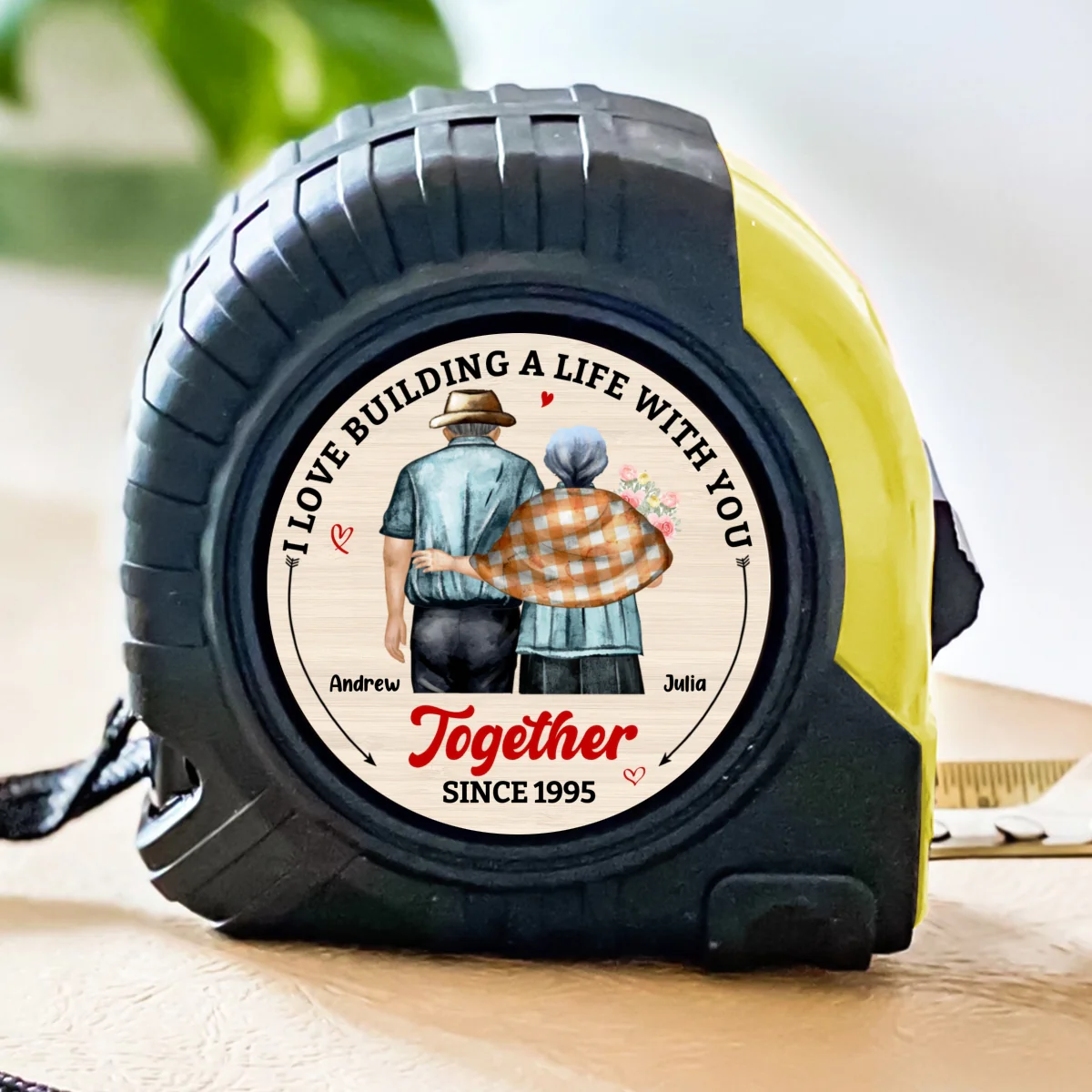 Building A Life - Personalized Custom Tape Measure - Image 6