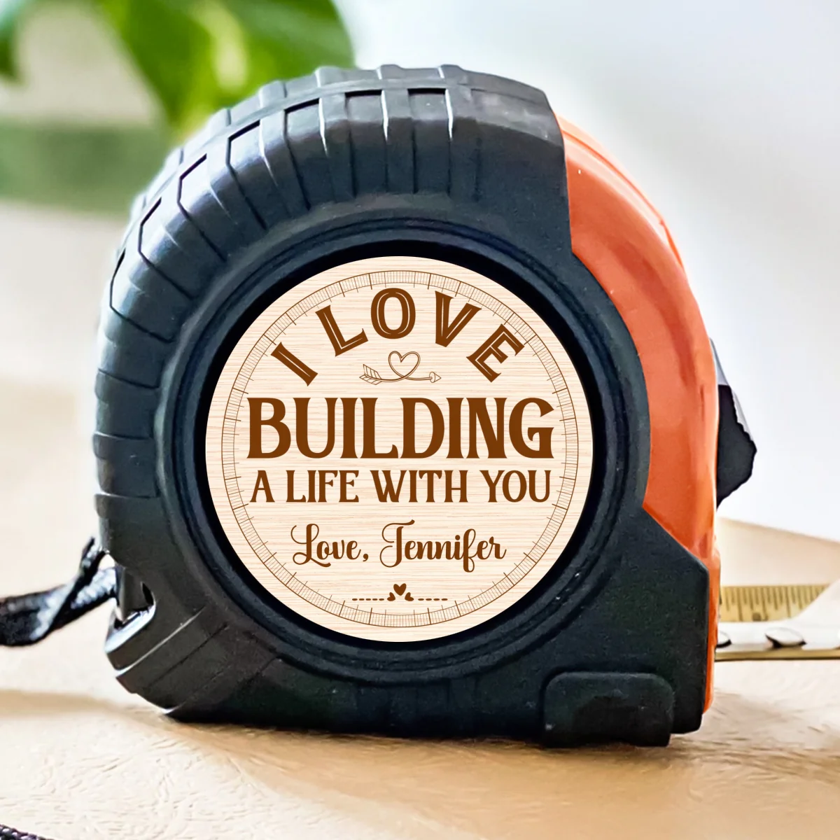 Building A Life With You - Personalized Custom Tape Measure - Image 7