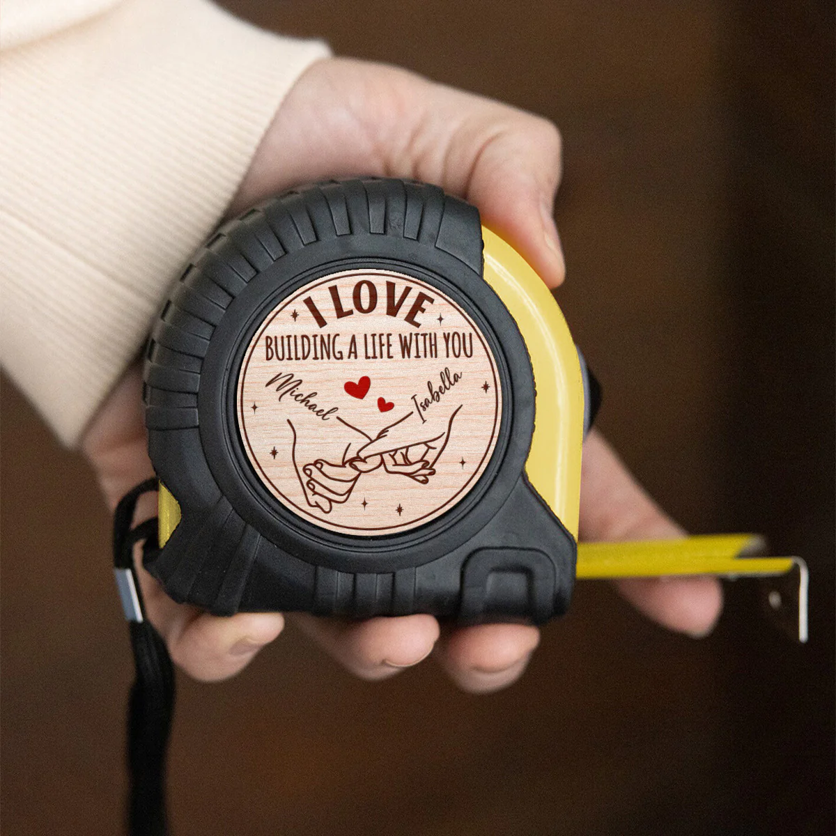 Building Love - Personalized Custom Tape Measure - Image 4