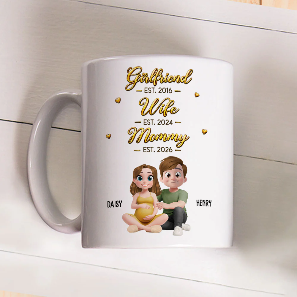 Building Our Family Story - Personalized Custom 3D Inflated Effect Mug - Image 3