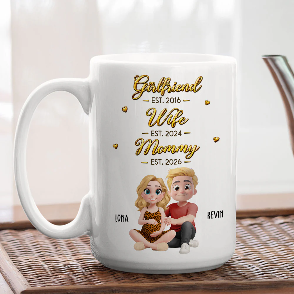 Building Our Family Story - Personalized Custom 3D Inflated Effect Mug - Image 5
